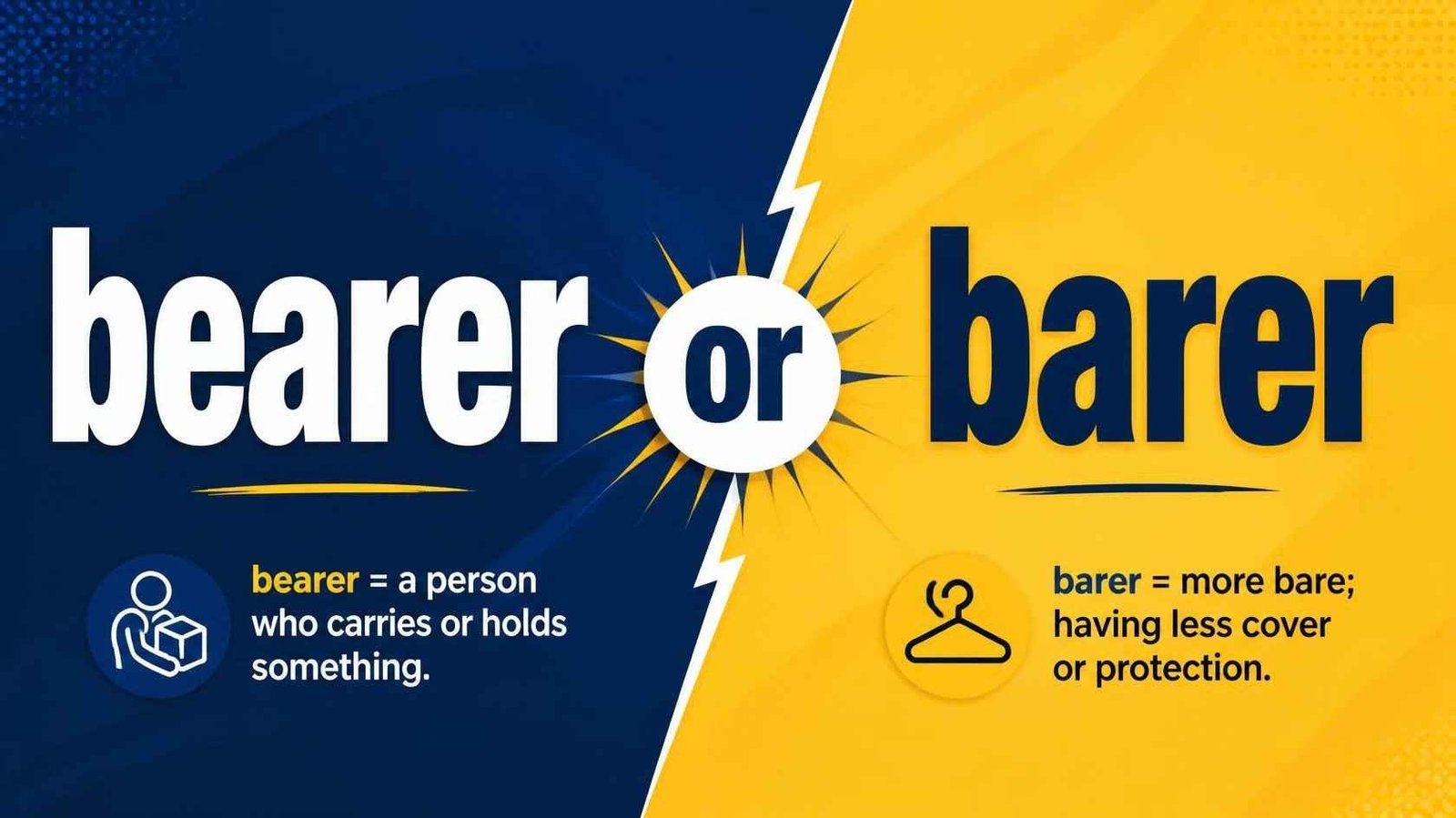 bearer or barer