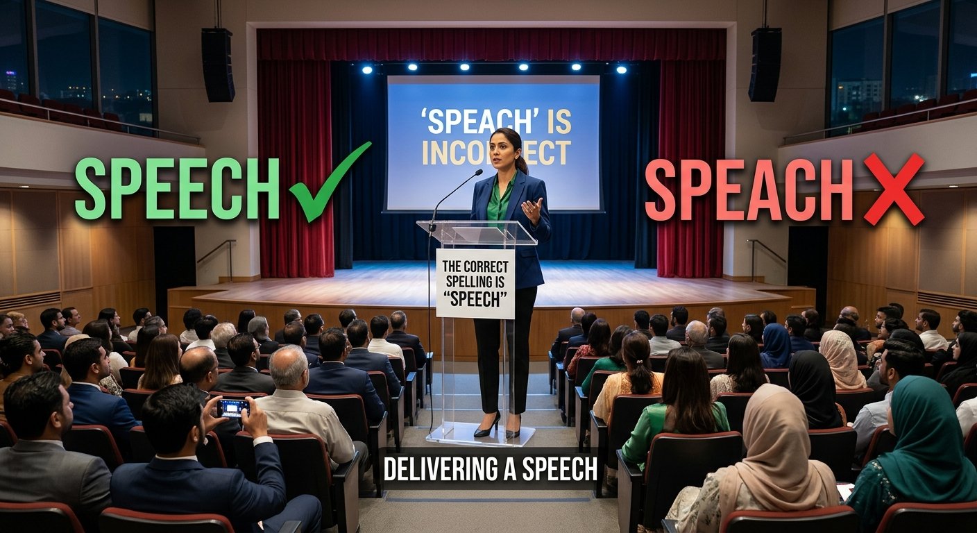 speach or speech