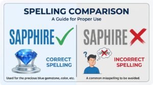 how do you spell sapphire