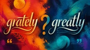 grately or greatly