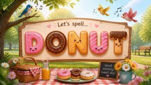 how to spell donut