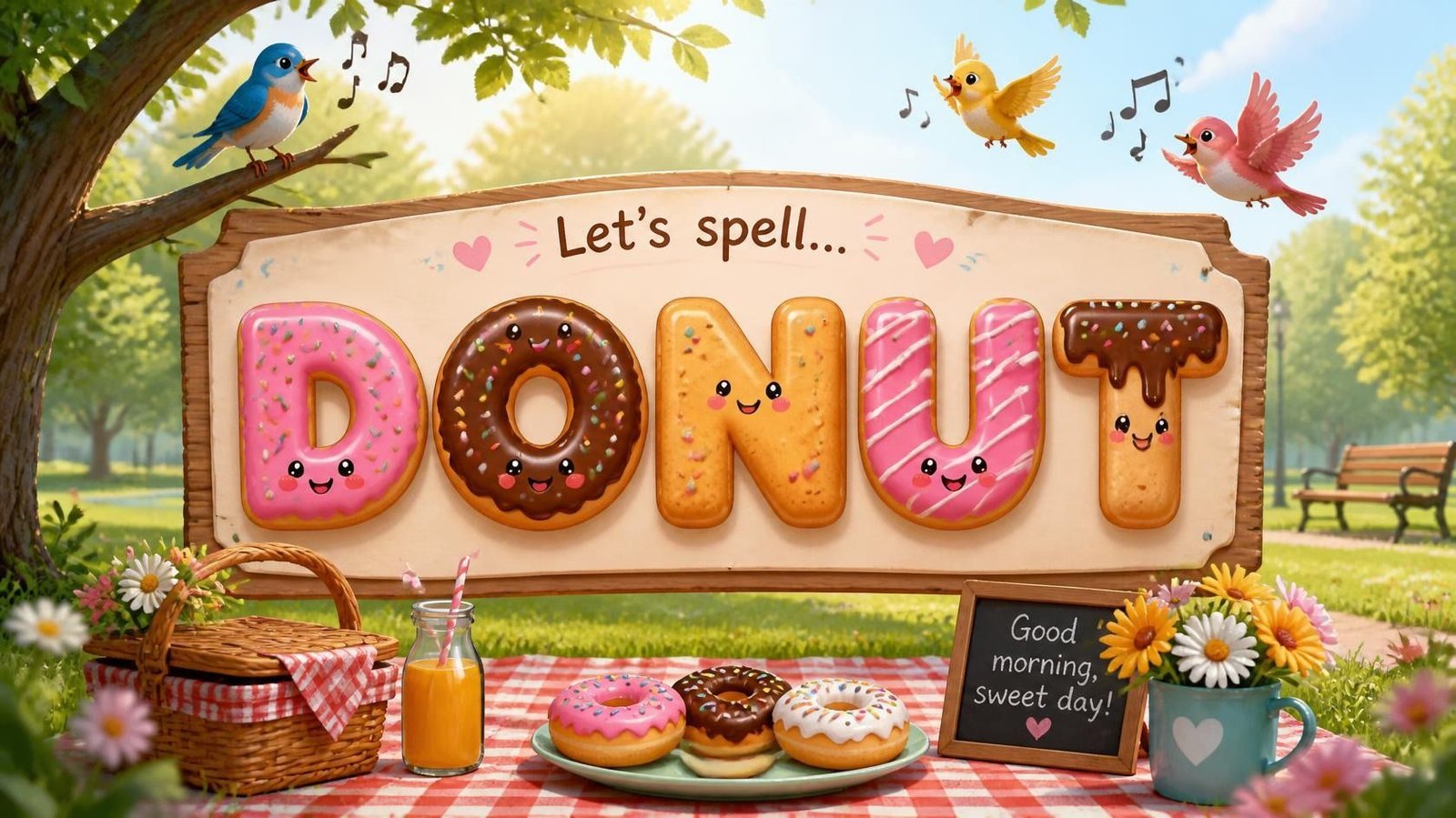 how to spell donut