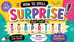 how to spell suprise
